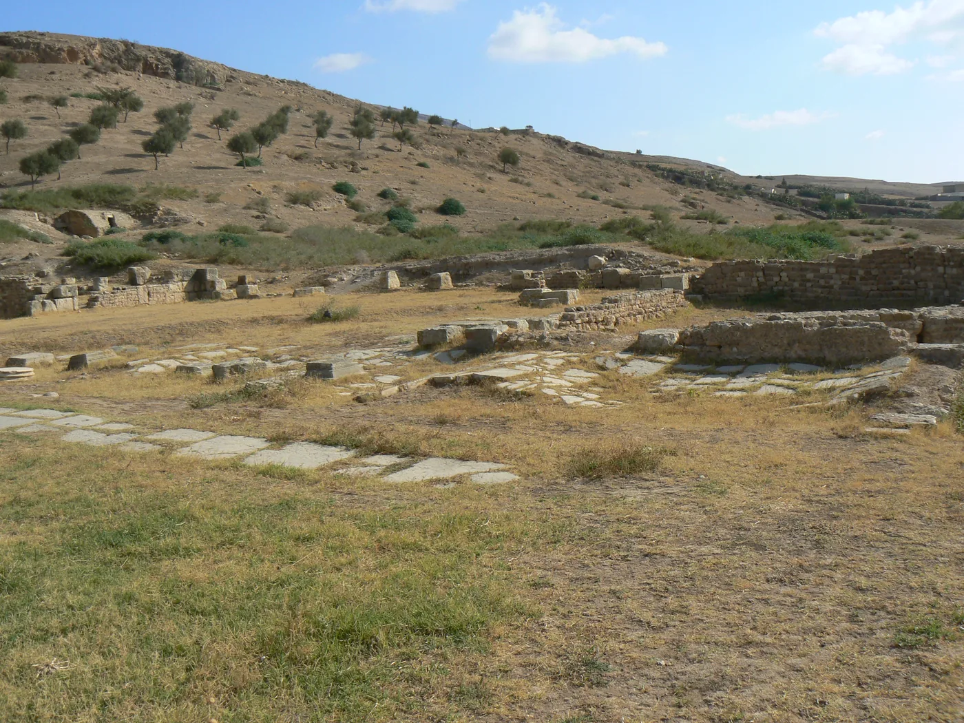 The Roman forum at Bulla Regia, Tunisia